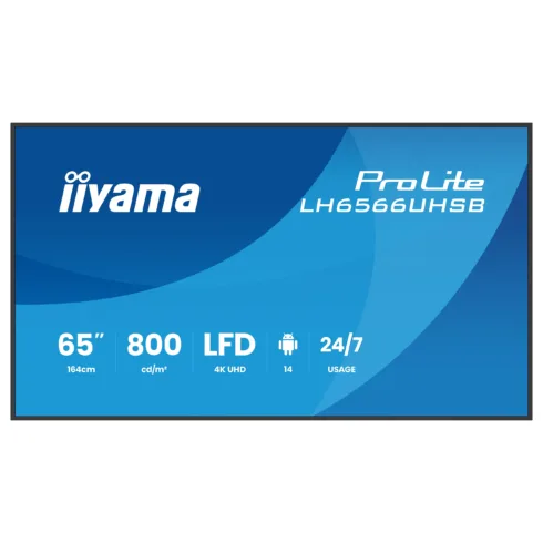 Komercinis ekranas iiyama LH6566UHSB-B1AG