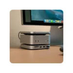 USB4 Slim NVMe SSD Enclosure Silber