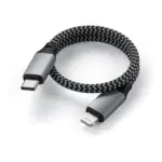 USB-C laidas ar adapteris Satechi iPad/iPhone/iPod cable (1x USB-C - 1x Lightning) (ST-TCL10M), antracito spalvos, vaizdas 4