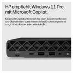 Stacionarus kompiuteris HP EliteDesk 8 Mini G2i CU5 322/16GB/512SSD/W11 Pro (DL8T6ET#ABD), vaizdas 5