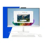 All-in-one kompiuteris HP OmniStudio 27-cw0450ng 27 RYZ AI 5 330/16GB/512SSD/W11 Home (DN1Z9EA#ABD), baltos spalvos