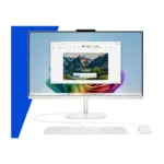 All-in-one kompiuteris HP OmniStudio 27-cw0450ng 27 RYZ AI 5 330/16GB/512SSD/W11 (DN1Z9EA#ABD), baltos spalvos, vaizdas 3
