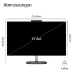 All-in-one kompiuteris HP OmniStudio X 27-cx0452ng 27 CU5 325/24GB/1TBSSD/W11 Home (DN2A3EA#ABD), vaizdas 6