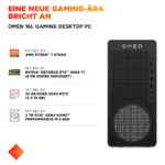 Stacionarus kompiuteris HP OMEN 16L TG03-0473ng Gaming Desktop RYZ7-8700F/16GB/1TBSSD/RTX5060Ti/noOS (DN2F1EA#ABD), vaizdas 8