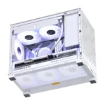 Jonsbo D32 PRO White PC-Gehäuse, Mini-Gehäuse, mATX, Tempered Glass – weiß