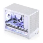 Jonsbo D32 PRO White PC-Gehäuse, Mini-Gehäuse, mATX, Tempered Glass – weiß