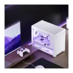 Jonsbo D32 PRO White PC-Gehäuse, Mini-Gehäuse, mATX, Tempered Glass – weiß