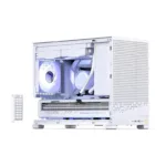 Jonsbo D32 PRO White PC-Gehäuse, Mini-Gehäuse, mATX, Tempered Glass – weiß