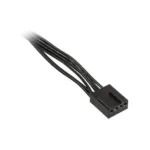 Kolink 1-4 PWM Lüfter Splitterkabel – 35 cm, geflochten, schwarz