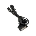 Kolink 1-4 PWM Lüfter Splitterkabel – 35 cm, geflochten, schwarz