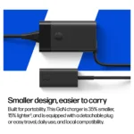 Nešiojamo kompiuterio įkroviklis N HP USB-C 65W GaN Ladegerät Schwarz, inkl. 2m USB-C Kabel, Power (C90CKUT#ABB), vaizdas 18