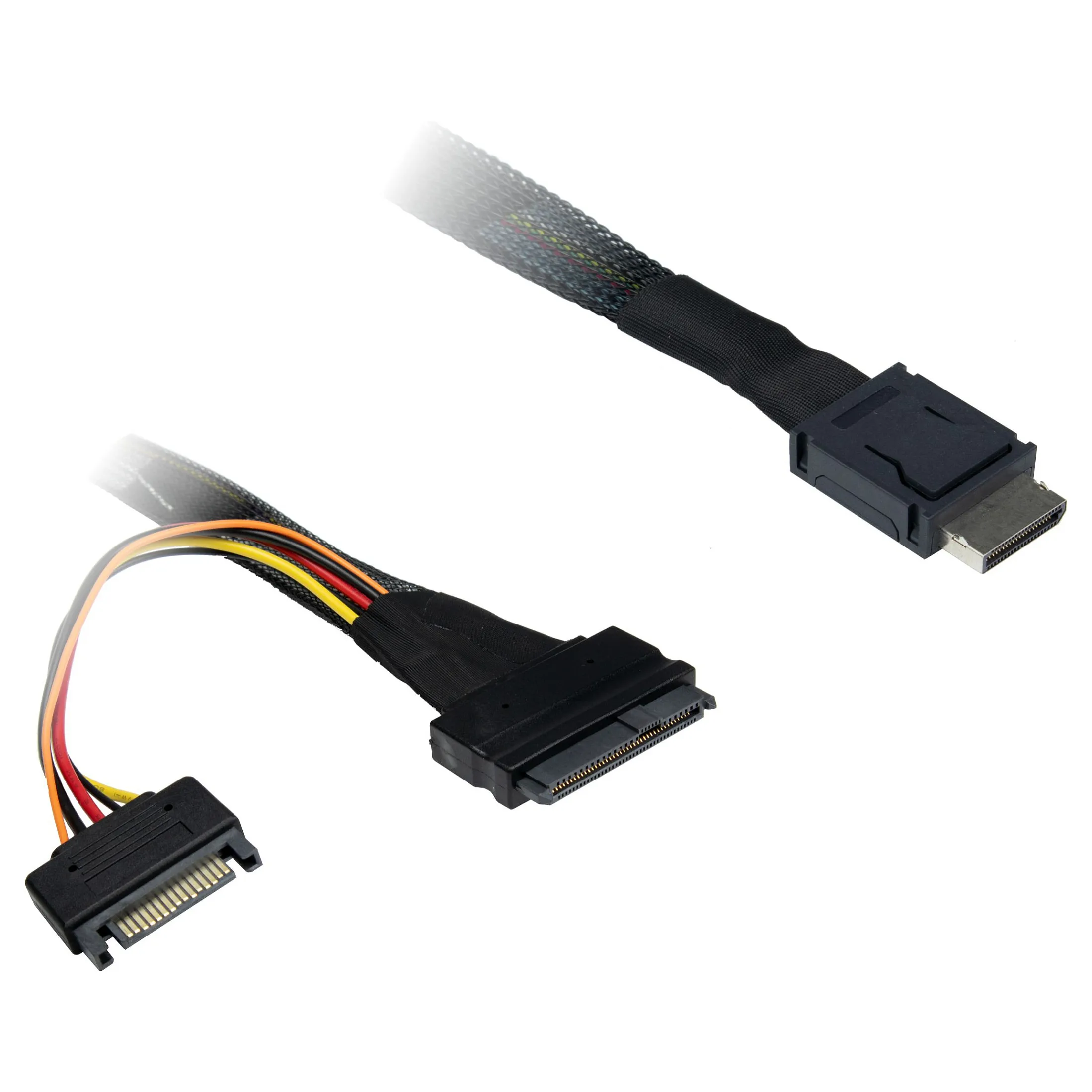 Inter-Tech 88885642 Serial Attached SCSI (SAS) cable SAS kabelis Inter-Tech 88885642