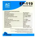 Belaidžio ryšio adapteris Inter-Tech EP-119 (88883057), vaizdas 3