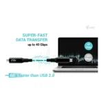 Thunderbolt kabelis i-tec TB4CBL150CMPRO, vaizdas 9