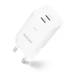 Nešiojamo kompiuterio įkroviklis N Dicota 2-port GaN Wall Charger (65W) EU (D32184), baltos spalvos, vaizdas 3