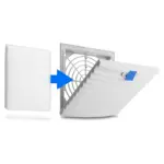 Aušinimo priedas DeLOCK 67470 air filter, vaizdas 4