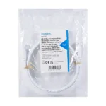USB 2.0 Type-C cable, C/M to C/F, 480 Mbps, 100W, white, 1 m