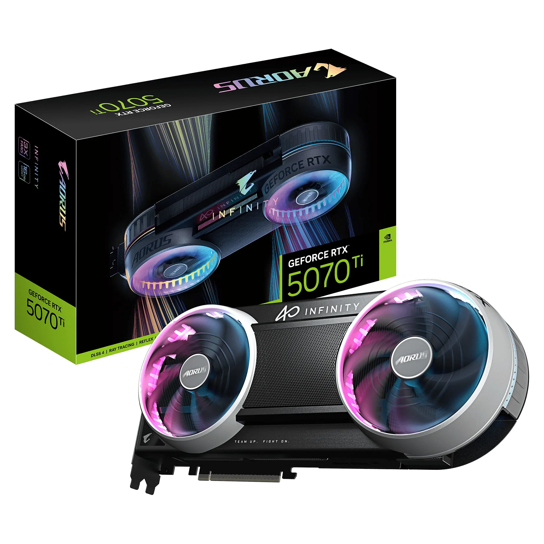 GIGABYTE AORUS GeForce RTX 5070 Ti INFINITY 16G GIGABYTE AORUS GeForce RTX 5070 Ti INFINITY 16G