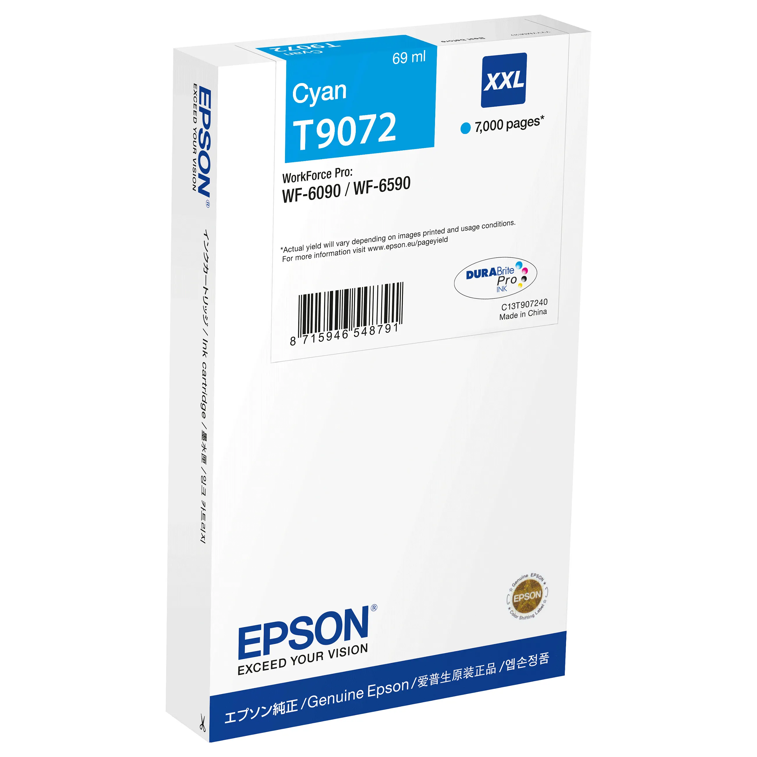 Epson C13T90724N ink cartridge Epson C13T90724N ink cartridge