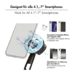 Telefono laikiklis LogiLink BT0069 selfie stick, vaizdas 6