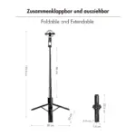 Telefono laikiklis LogiLink BT0069 selfie stick, vaizdas 10