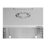 Serverinės spintos įranga Logilink 10" wall mount cabinet EconLine, 6U (W66Z30G), pilkos spalvos, vaizdas 5