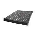 Serverinės spintos įranga Logilink 19" Adjustable Shelf for Racks with 1000mm depth (SF1000B), juodos spalvos