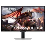 Monitorius 81,3 cm (32") 3840 x 2160 Pixel SAMSUNG LS32DG802SUXDU 16:9 4K Ultra HD OLED 0,03 ms 240 Hz HDR DisplayPort HDMI