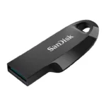 USB atmintinė Stick SanDisk Flash Disk 128GB Ultra Curve, USB 3.2, ern (SDCZ550-128G-G46), vaizdas 2