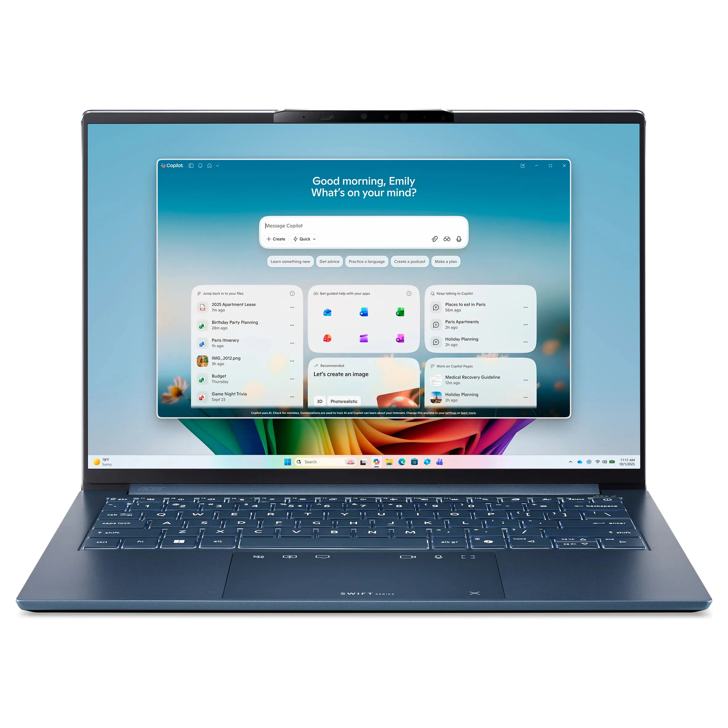 Acer Swift Go 14 AI Intel NX.JZSEG.00D laptop Acer Swift Go 14 AI Intel NX.JZSEG.00D laptop
