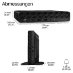 Stacionarus kompiuteris HP EliteDesk 8 Mini G2a RYZ AI 7 450/32GB/1TBSSD/W11 Pro (DL8X5ET#ABD), vaizdas 5