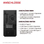 Stacionarus kompiuteris HP HyperX OMEN Desktop Gaming PC GT18-0170ng CU7 270K (DU9U8EA#ABD), vaizdas 3
