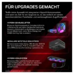 Stacionarus kompiuteris HP HyperX OMEN Desktop Gaming PC GT18-0171ng CU7 270K (DU9U9EA#ABD), vaizdas 13