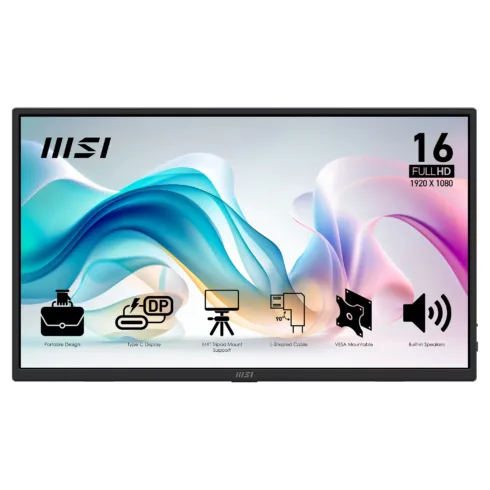 Nešiojamas televizorius MSI PRO MP165 E6 (9S6-3PE50M-001)