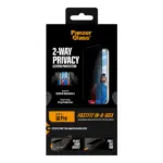 Apsauginis stiklas PanzerGlass 2-Way Privacy Screen Protector iPhone 18 Pro (PG28448), vaizdas 3