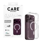 Telefono dėklas PanzerGlass CARE by Samba Case Transparent w. White MagSafe iPhone 18 Pro (CR21939), vaizdas 5