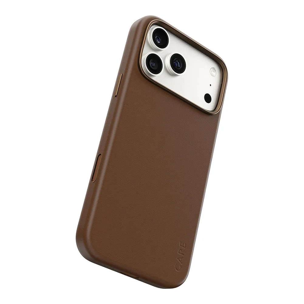 PanzerGlass CARE™ by ® Solo Vegan Leather Case Brown w. MagSafe iPhone 18 Pro Max | 17 Pro Max mobile phone case Telefono dėklas PanzerGlass CARE by Solo Vegan Leather Case Brown w. MagSafe iPhone 18 Pro Max (CR69299)