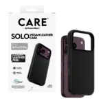Telefono dėklas PanzerGlass CARE by Solo Vegan Leather Case Black w. MagSafe iPhone 18 Pro (CR38446), vaizdas 5
