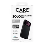 Telefono dėklas PanzerGlass CARE by Solo Vegan Leather Case Black w. MagSafe iPhone 18 Pro Max (CR84477), vaizdas 3