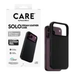 Telefono dėklas PanzerGlass CARE by Solo Vegan Leather Case Black w. MagSafe iPhone 18 Pro Max (CR84477), vaizdas 5