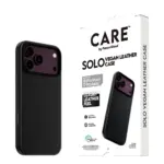 Telefono dėklas PanzerGlass CARE by Solo Vegan Leather Case Black w. MagSafe iPhone 18 Pro Max (CR84477), vaizdas 6