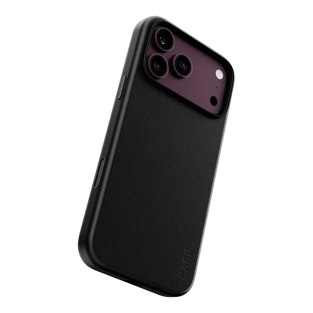 PanzerGlass CARE™ by ® Solo Vegan Leather Case Black w. MagSafe iPhone 18 Pro Max | 17 Pro Max mobile phone case Telefono dėklas PanzerGlass CARE by Solo Vegan Leather Case Black w. MagSafe iPhone 18 Pro Max (CR84477)