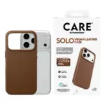 Telefono dėklas PanzerGlass CARE by Solo Vegan Leather Case Brown w. MagSafe iPhone 18 Pro (CR94201), vaizdas 2