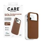 Telefono dėklas PanzerGlass CARE by Solo Vegan Leather Case Brown w. MagSafe iPhone 18 Pro (CR94201), vaizdas 5