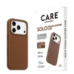 Telefono dėklas PanzerGlass CARE by Solo Vegan Leather Case Brown w. MagSafe iPhone 18 Pro (CR94201), vaizdas 6