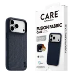 Telefono dėklas PanzerGlass CARE by Fusion Fabric Case Blue w. MagSafe iPhone 18 Pro Max (CR17855)