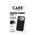 Telefono dėklas PanzerGlass CARE by Fusion Fabric Case Black w. MagSafe iPhone 18 Pro (CR23769), vaizdas 3