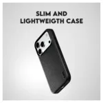 Telefono dėklas PanzerGlass CARE by Fusion Fabric Case Black w. MagSafe iPhone 18 Pro (CR23769), vaizdas 7