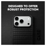 Telefono dėklas PanzerGlass CARE by Fusion Fabric Case Black w. MagSafe iPhone 18 Pro (CR23769), vaizdas 8