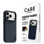 Telefono dėklas PanzerGlass CARE by Fusion Fabric Case Blue w. MagSafe iPhone 18 Pro (CR35497)